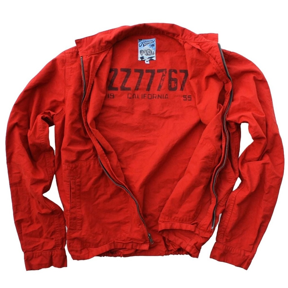 Johnson Motors Red Rebel Dry Wax Jacket